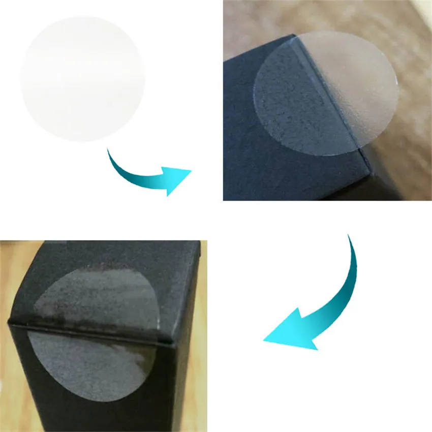 Self Adhesive Stickers Adhesive Stickers 100-500pcs Transparent Round Self-Adhesive Stickers business Package seal Labels Scrapbooking Cookie Bag Sealing Tag DIY Gifts