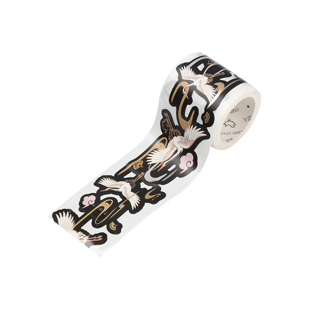Creative DIY Craft Paper Tapes New Fashion Decorative Lace Roll Sticky Paper Chinese Style Stationery School Supplies - Color: 1