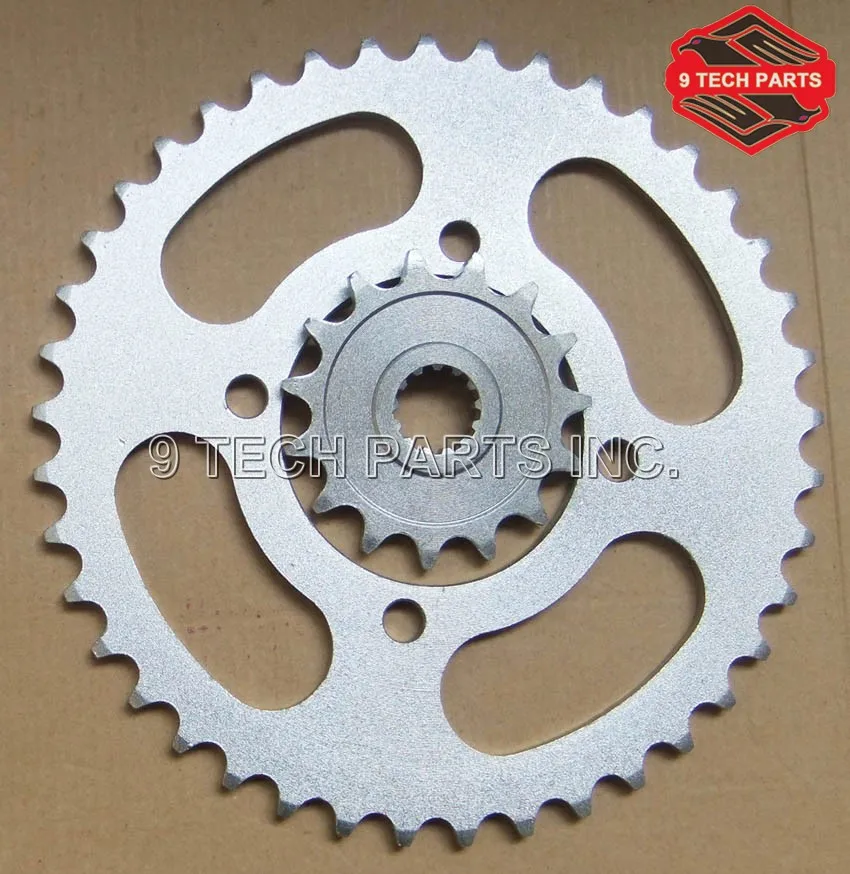 Новинка! GN250 Передняя и задняя Звездочка GN250 41T 15T