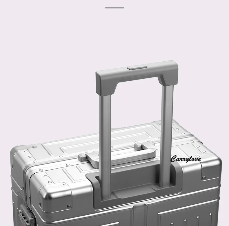 Aluminum Travel Rolling Luggage 4 colors