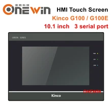 Kinco g100 g100e hmi tela sensível ao toque 10.1 polegada ethernet usb host nova interface de máquina humana 3 portas de série atualizar de mt4512t/e