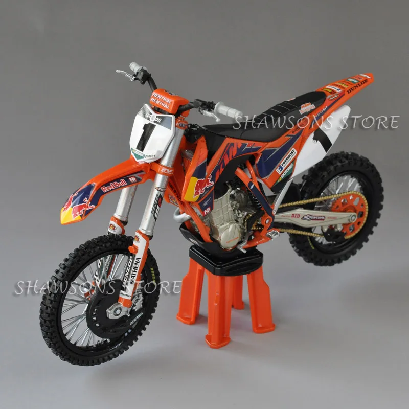 Литье под давлением модель игрушки automax 1:12 KTM 450 SX-F Байк миниатюрная копия мотоцикла - Цвет: No.1
