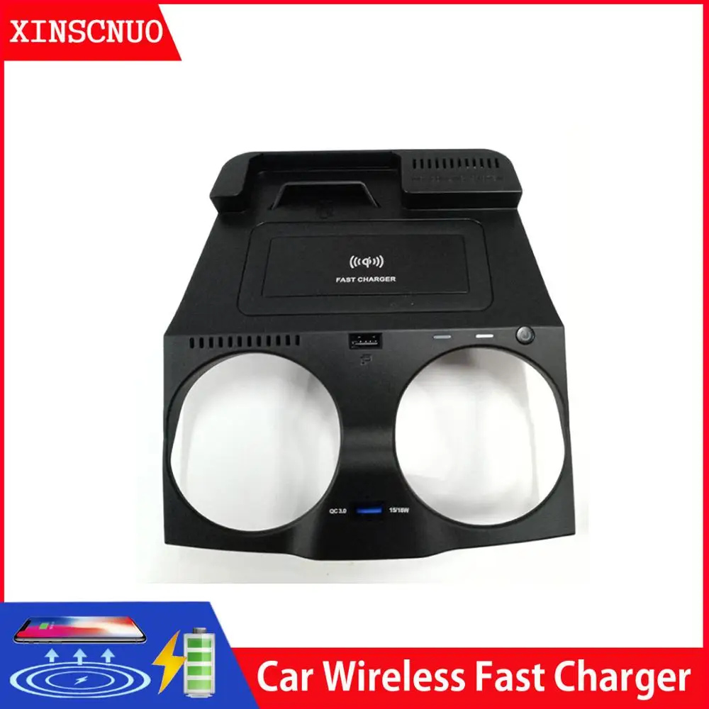 

Car Accessories wireless mobile charger For BMW 5 G38 525 530Li 6 Series GT QI wireless Fast charging phone Car Charging Pad