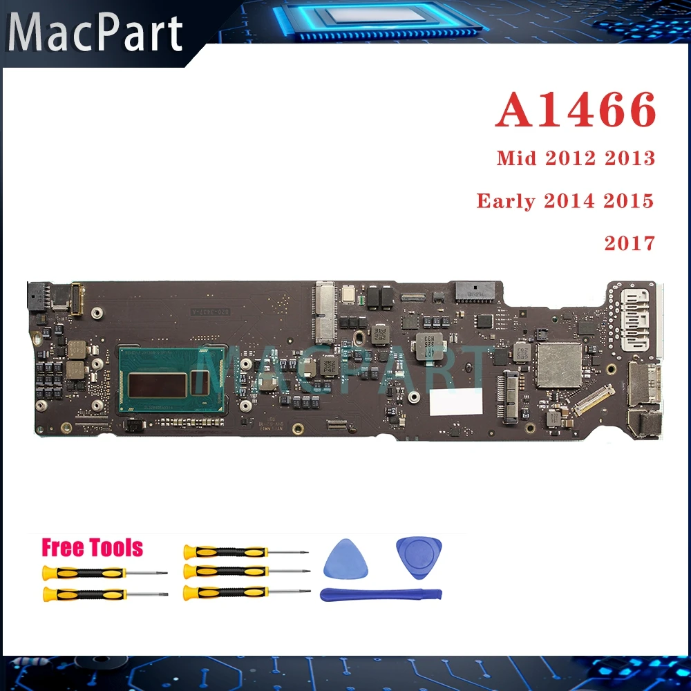 Материнская плата A1466 820-3209-A 820-3437-A/B 820-00165-A для MacBook Air 13 &quotлогическая i5/i7 2012 ГБ 2013 2014