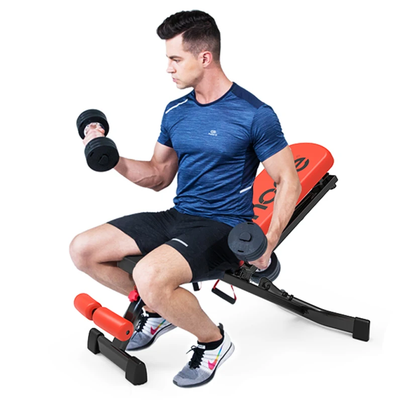 Dumbbell bench folding professional bird bench press fitness chair home multifunctional supine board abdominal muscle trainer