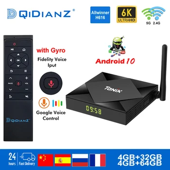 

Smart TV BOX tx6s Android 10 6K H616 Quad Core Netflix Media player Play Store Free App Fast Set top BOX X96Air PK HK1MAX H96