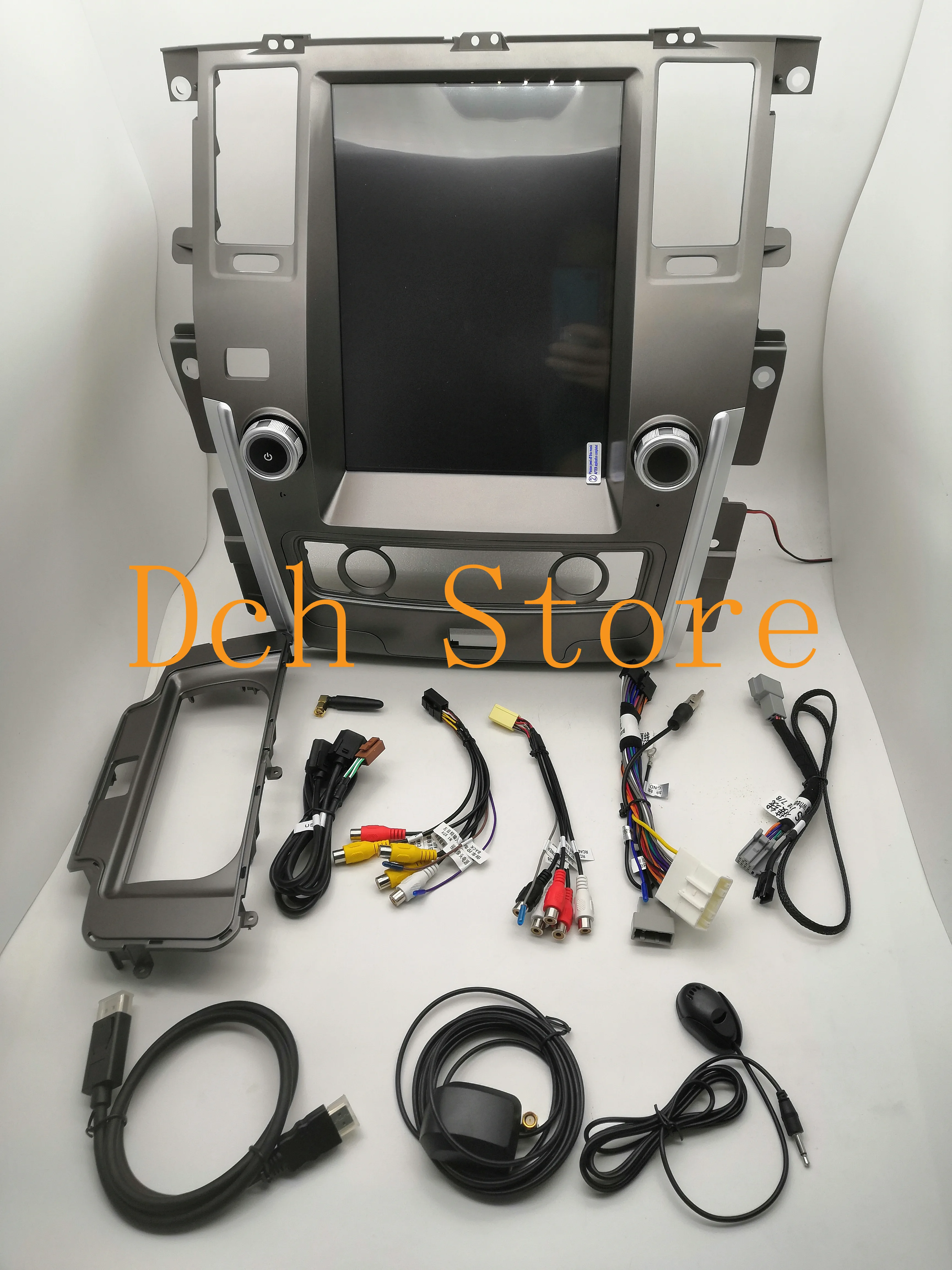 Вертикальный автомобильный DVD GPS в стиле Тесла 12 1 Android 9 0 для Nissan Patrol 2010 2011 2012 2013 2014