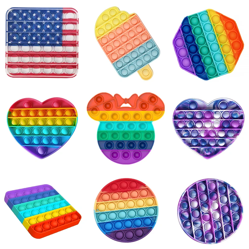 Fidgets Toy Bubble-Sensory-Toys Autism Squishy Anti-Stress Pop It Funny Wholesale Child