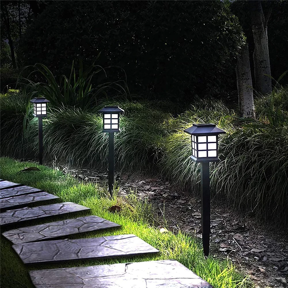 8pcs/Set  Led Solar Pathway Lights Waterproof Outdoor Solar Lamp for Garden/Landscape/Yard/Patio/Driveway/Walkway Lighting 8pcs led solar pathway lights ip65 waterproof outdoor solar lamp for garden landscape yard patio driveway walkway luz