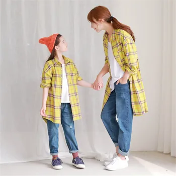 

Family Mommy and me Dresses T Shirts Mother Son Outfits Mom and Daughter Clothes Kids Baby girl Dress Sunscreen Shirt Cotton