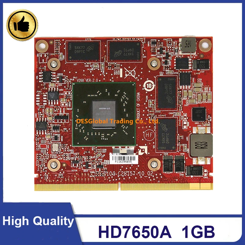 

Original HD7650A 215-0803043 Video Graphics VGA Card for HP Eliteone 600 800 Compaq 8200 8300 Envy 20 23 MXM III 1GB 100% Test
