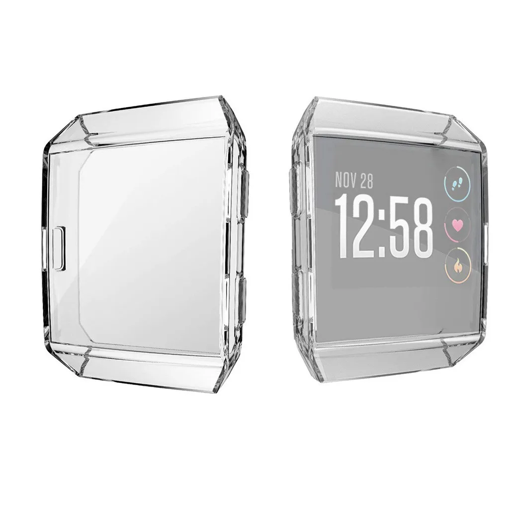 20/все вокруг экрана Защитный чехол для Fitbit Ionic Смарт часы покрытие из ТПУ протектор экрана закаленное 3D полное покрытие - Цвет: B