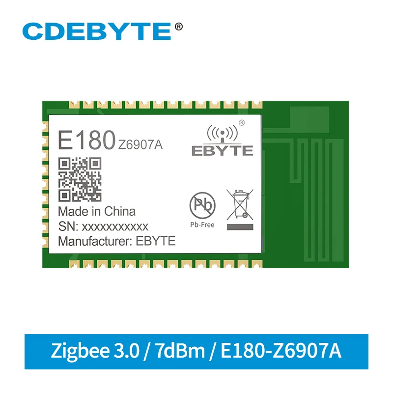 TLSR8269 IoT Wireless Soc Transceiver ZigBee 3.0 Module 2.4GHz 7dBm 130m 32 Bit MCU 512kb PCB Antenna Transmitter | Электронные