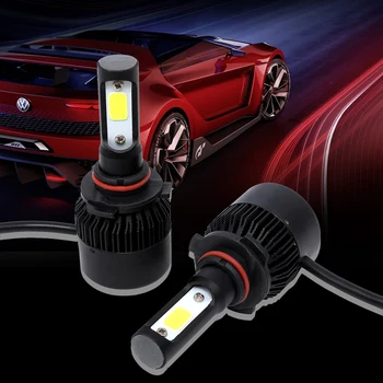 

S2 9005 Car LED Headlight Bulbs 12V 6500K 72W 8000LM COB LED Headlamp Fog Light