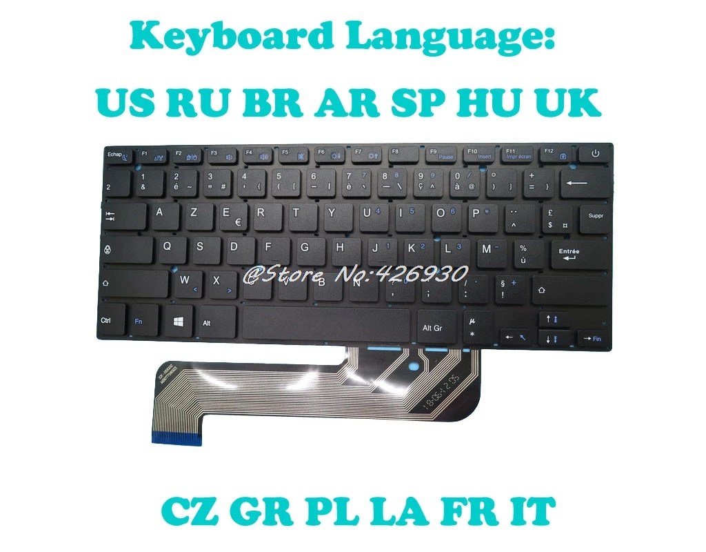 AR SP UK CZ GR клавиатура для Ematic EWT147 EWT144BL EWT144 EWT144WH EWT147RD английский США Россия Бразилия