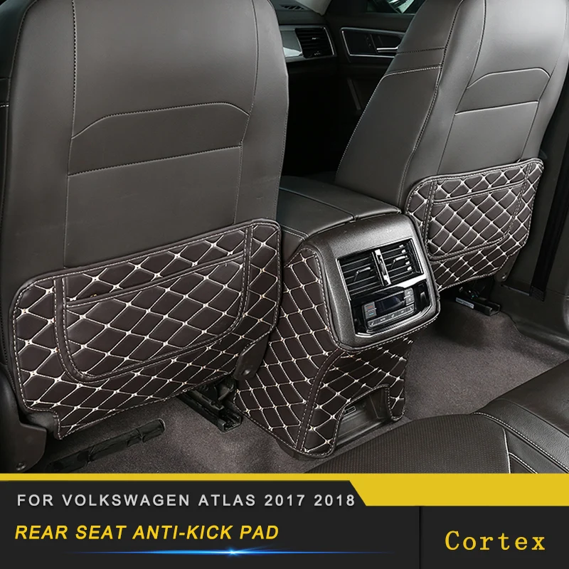 Кортекс заднего сиденья анти kick Padvv для Volkswagen 2018 2017 ATLAS|Вкладыши защиты от следов| |