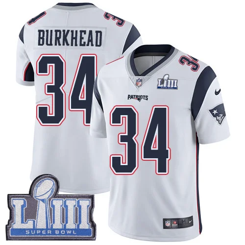 Super Bowl Patriots 12 TOM BRADY 87 ROB GRONKOWSKI 11 JULIAN EDELMAN 34 Rex Burkhead 15 Chris Hogan 26 sony Michel Jersey