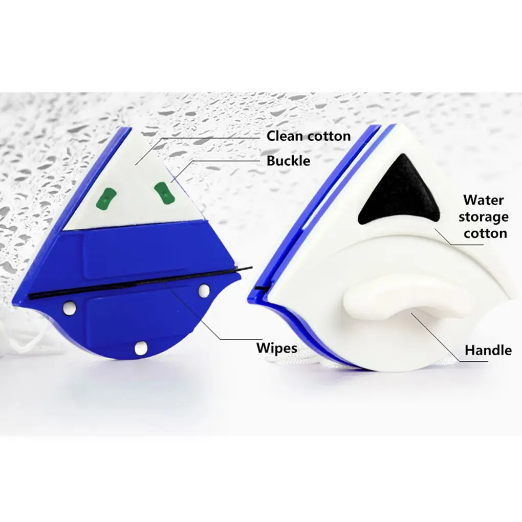 Двусторонняя щетка для мытья окон дома магнитный стеклоочиститель|Магнитные