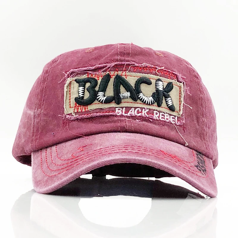 Черные мужские бейсболки папа Casquette женский рюкзак кепки s Bone шапки для мужчин модный старинный Gorras письмо хлопок Кепка