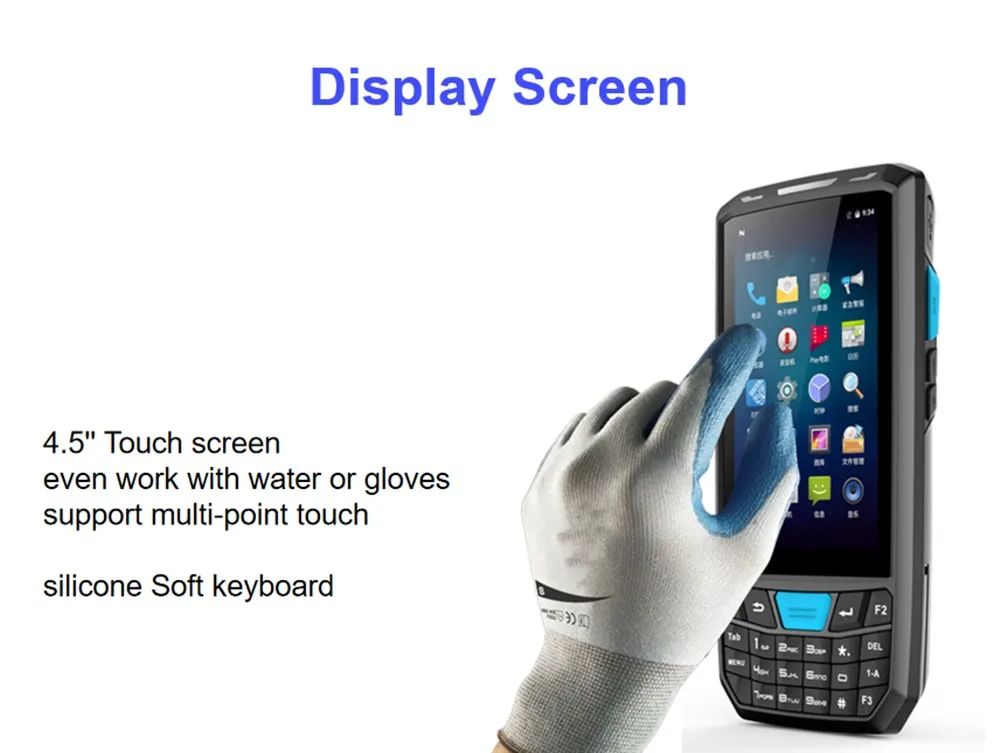 Scanner de Código de Barras Código de Barras à Prova Android Terminal Coletor Dados Handheld Ip66 Telefone Áspero Honeywell 2d Scanner Dhoneyágua Pda 8.1 12 8.1 terminal coletor dados handheld ip66 telefone