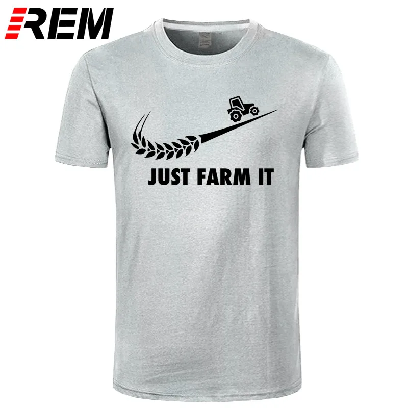 Модная футболка Just Farm It, мужские хлопковые фермерские футболки с круглым вырезом и короткими рукавами, Мужская футболка для сельского хозяйства, топы