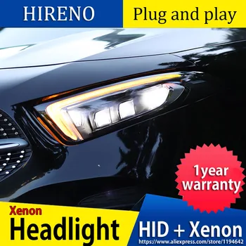 

Car Style LED headlights for Benz A180 A200 A177 2019 for A180 head lamp LED DRL Lens Double Beam H7 HID Xenon bi xenon