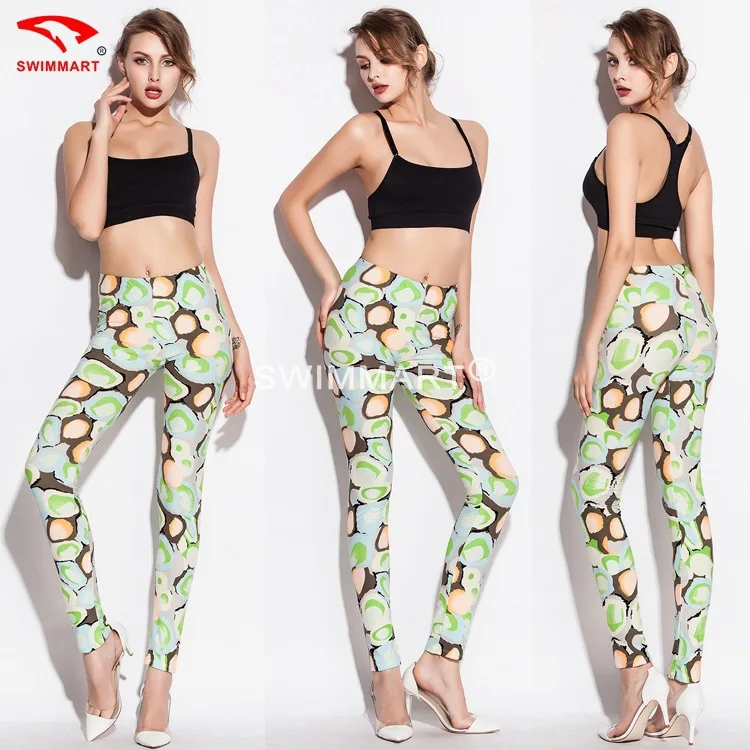 

Hot Selling Leggings 2019 Spring And Autumn Ozhouzhan Women's New Style Star Digital Pencil Pants Skinny Pants WOMEN'S Pants Who