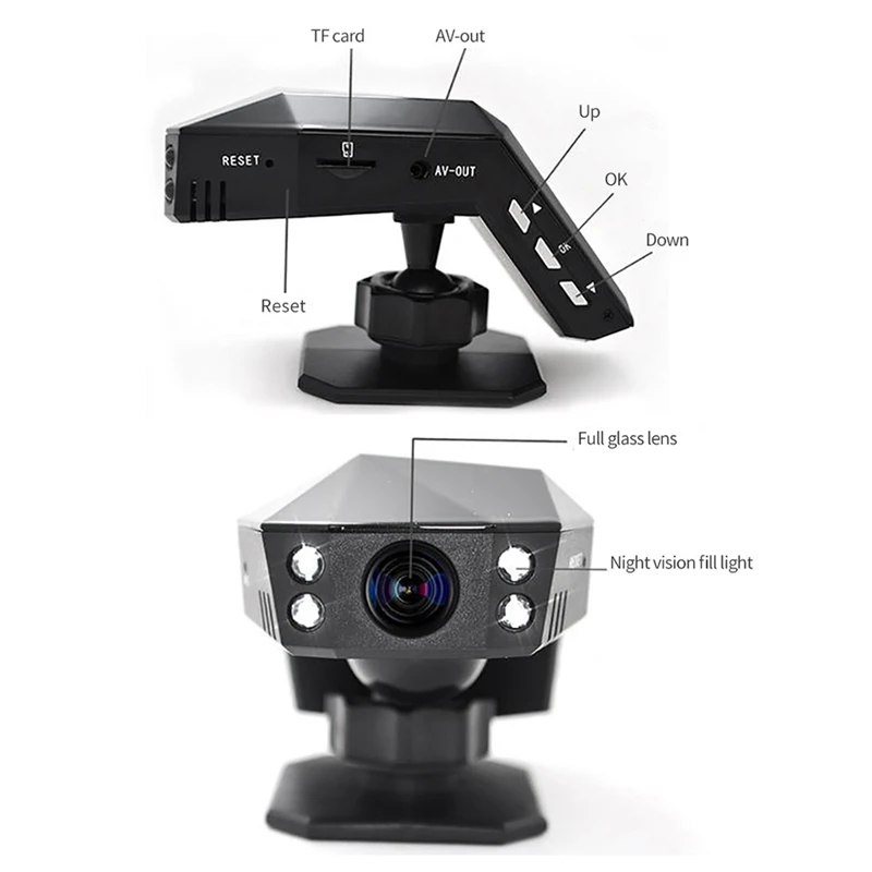 Автомобильный видеорегистратор ручной Full Hd 1080P 30Fps Dash camera 170 градусов широкоугольный видеорегистратор 2,0 дюймов экран с сенсором Dash Cam 5 миллионов P