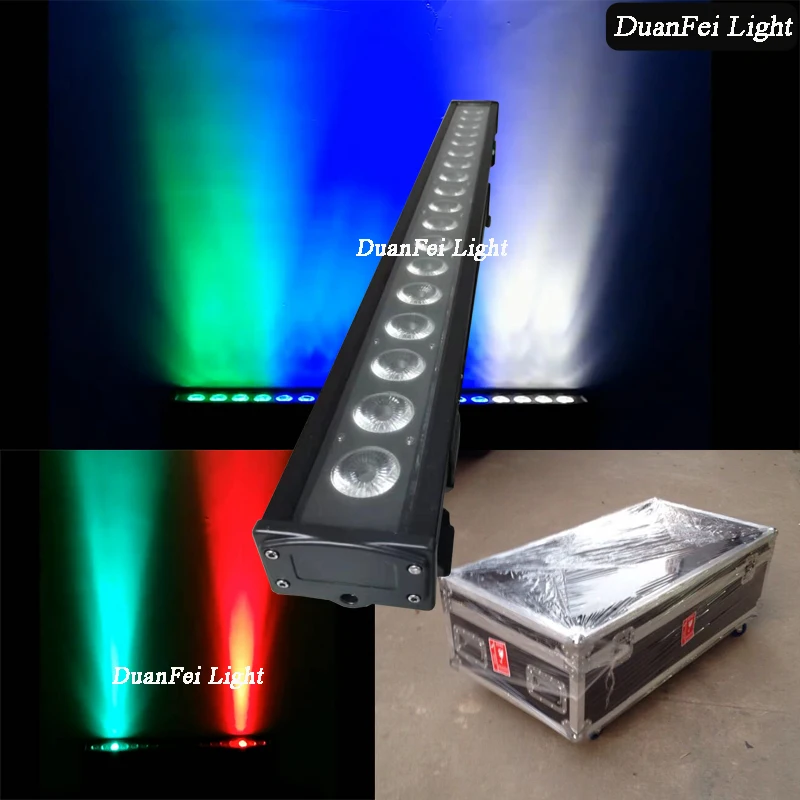 С чемоданчиком 8 Лот ip65 Открытый led, Пиксельная, точечная бар света Наружный Омыватель стены led rgbwa УФ 18x18