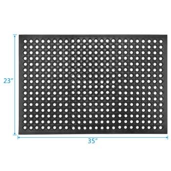 

Bar Kitchen Drainage Rubber Mat Non-slip Multi-functional Anti-fatigue Floor Mat PI669