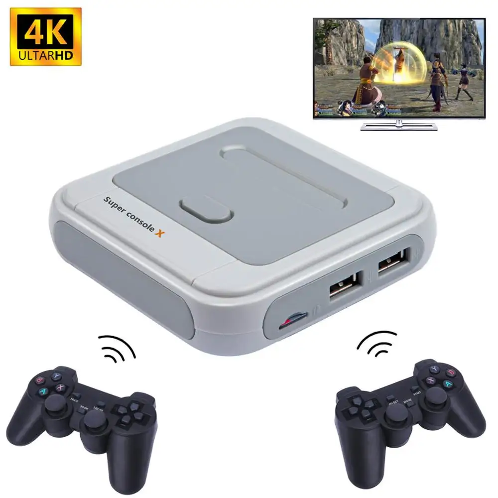 Мини Консоль X HDMI Ретро ТВ/видео игровые плееры для PSP PS1 3D с системой Linux 128G