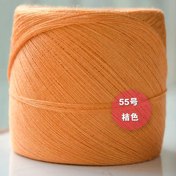 500 г/лот дешевая пряжа для вязания крючком шерсть+ хлопок laine a tricoter Notoginseng Шерстяные нитки для ручного вязания крючком DIY t50