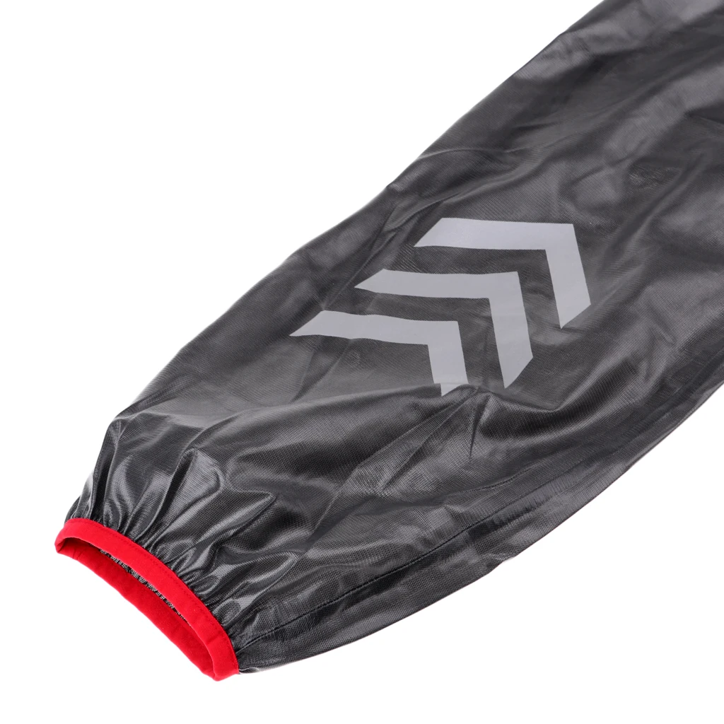 1 set Mens Motorcycle Cycling Full Rain Suit Waterproof Hooded Top Rain Coat Pant for outdoor activity 