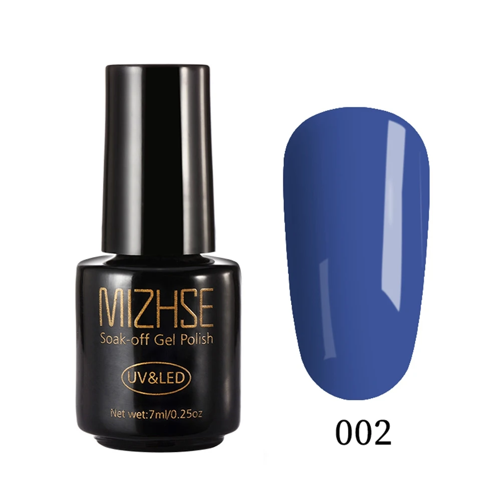 MIZHSE Гель-лак для ногтей 7 мл UV Vernis Полупостоянный праймер верхнее покрытие для маникюра xx цветов гелевое покрытие для ногтей гель-арт - Цвет: LSYJ002
