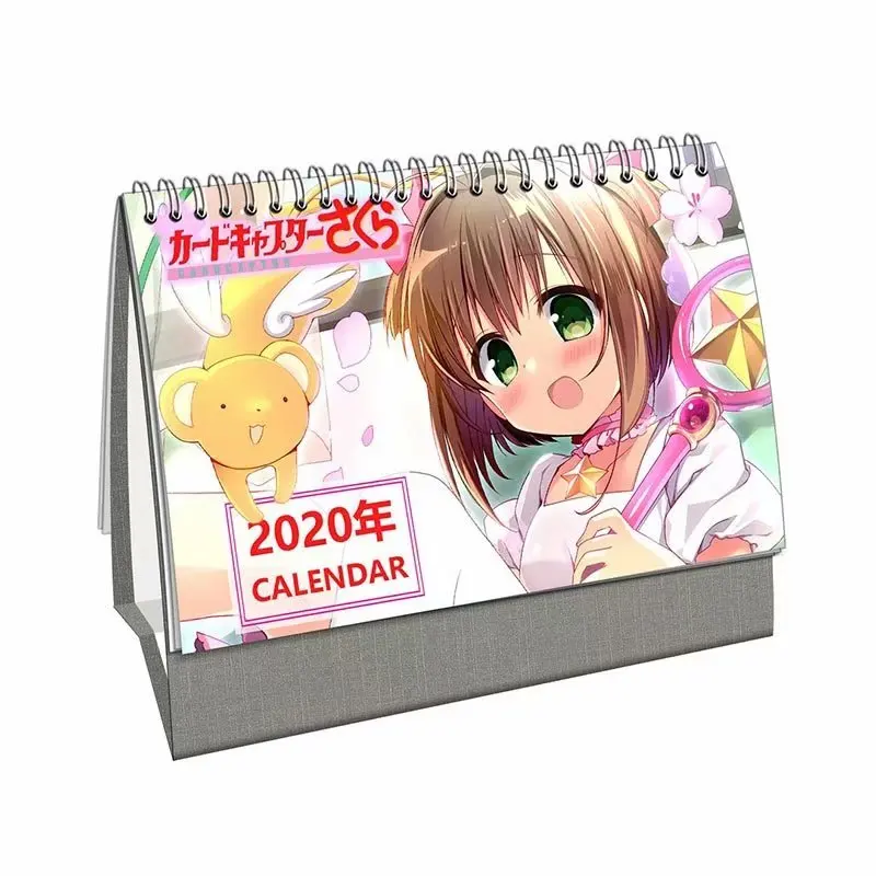 Настольный календарь Sakura Kinomoto с персонажами из мультфильмов на год,01~,12