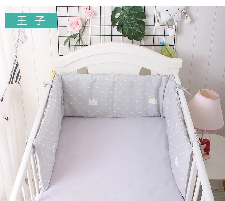 PADDED /size 180x30cm /Nursery Bumper 100% COTTON/ BUMPER FOR COT 