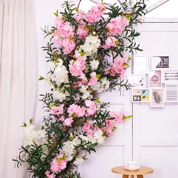 

Cherry Blossom Branches Wedding Wall Cherry Trees Peach Flower Artificial Flower Fake Tree Wishing Simulation Tree Indoor Wall W
