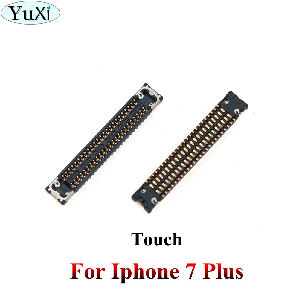 Юйси 2 шт./лот для iphone 7G 7 plus ЖК дисплей touch камера док мощность Батарея FPC разъем на материнской плате