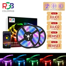 

2022 NEW 10M 20M, LED RGB Strip Light, APP Control Color Changing LED SMD 5050 RGB Light Strips with RF Remote For for Rooms,