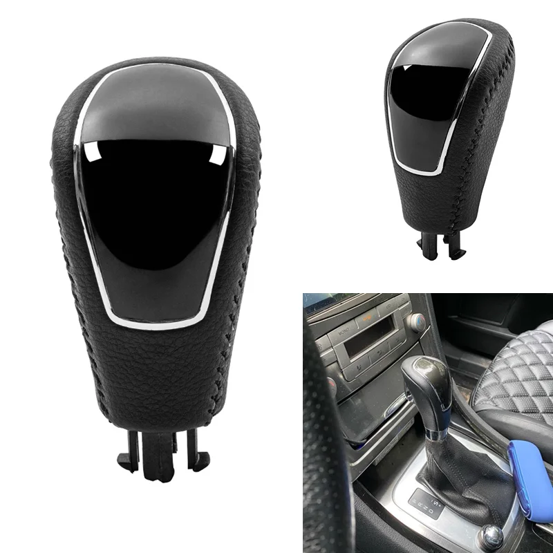 Pomello Del Cambio In Pelle Per Ford Mondeo Mk4 S-Max Kuga Galaxy Mk1 Blk Cambio Automatico Leva Leva Cambio