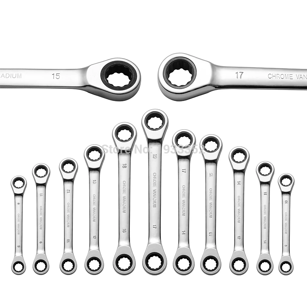 

Double Head Ratchet Wrenches Set Socket Spanner Set Hand Tools