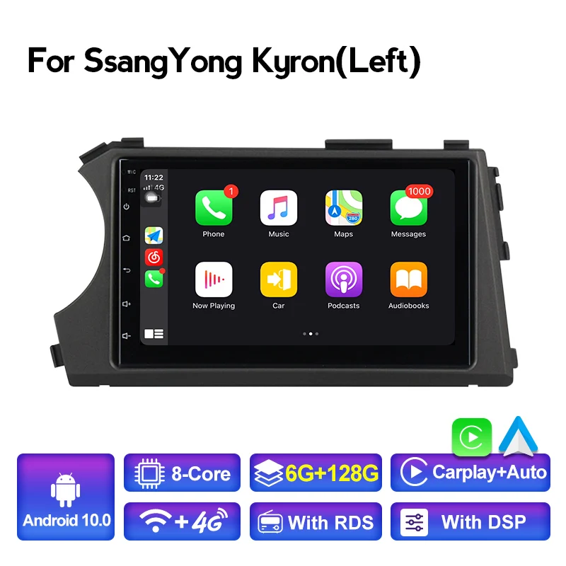 Автомобильная стерео система на Android для Ssangyong Kyron Actyon 2005 2006 2007 2008 2009-2013 радио Gps BT