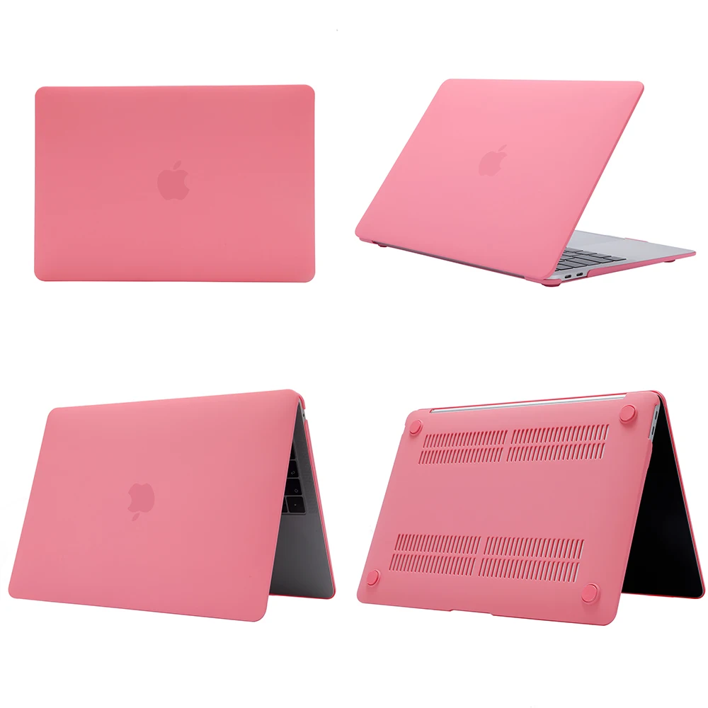 Матовый чехол для ноутбука Apple MacBook Air Pro retina 11 12 13 15 для mac book New Pro 13,3 15,4 дюймов A1706 A1932+ чехол для клавиатуры