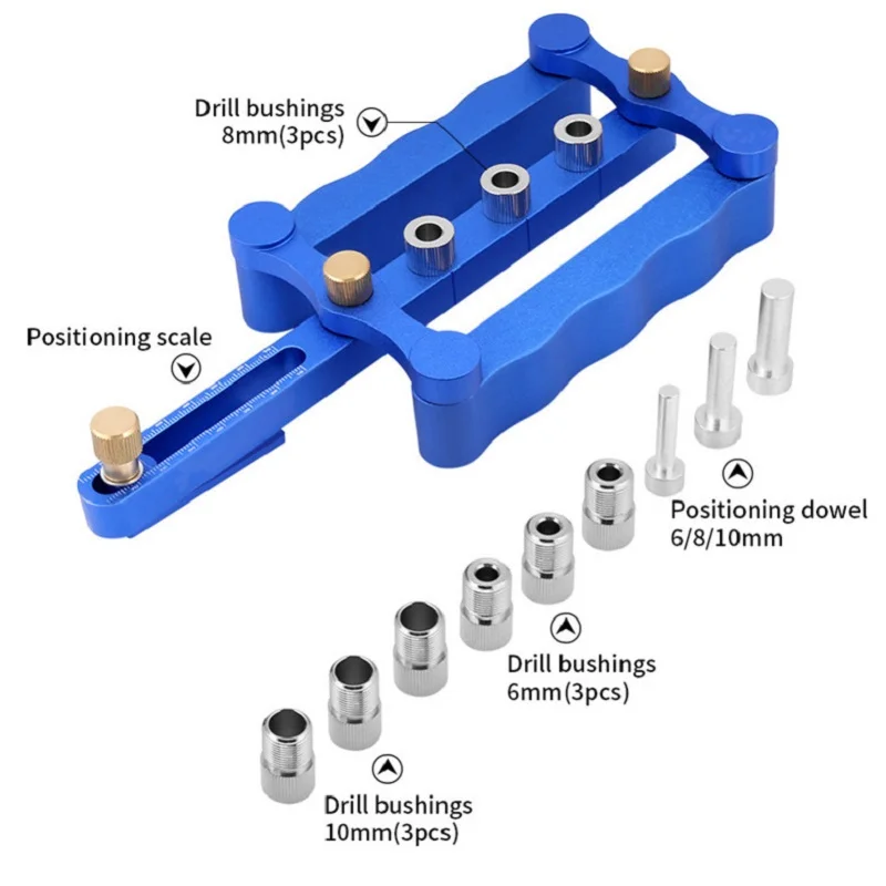 

Woodworking Positioning Pins Rotary Tools Drilling Brushing Clamp Joints Edge
