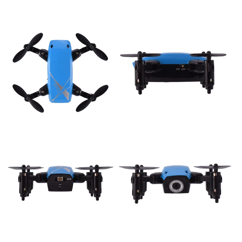 S9W складной RC Мини карманный Дрон с 30 Вт HD камерой Безголовый режим H/L скорость 3D переворачивает Wifi FPV микро Дрон белый/красный/синий