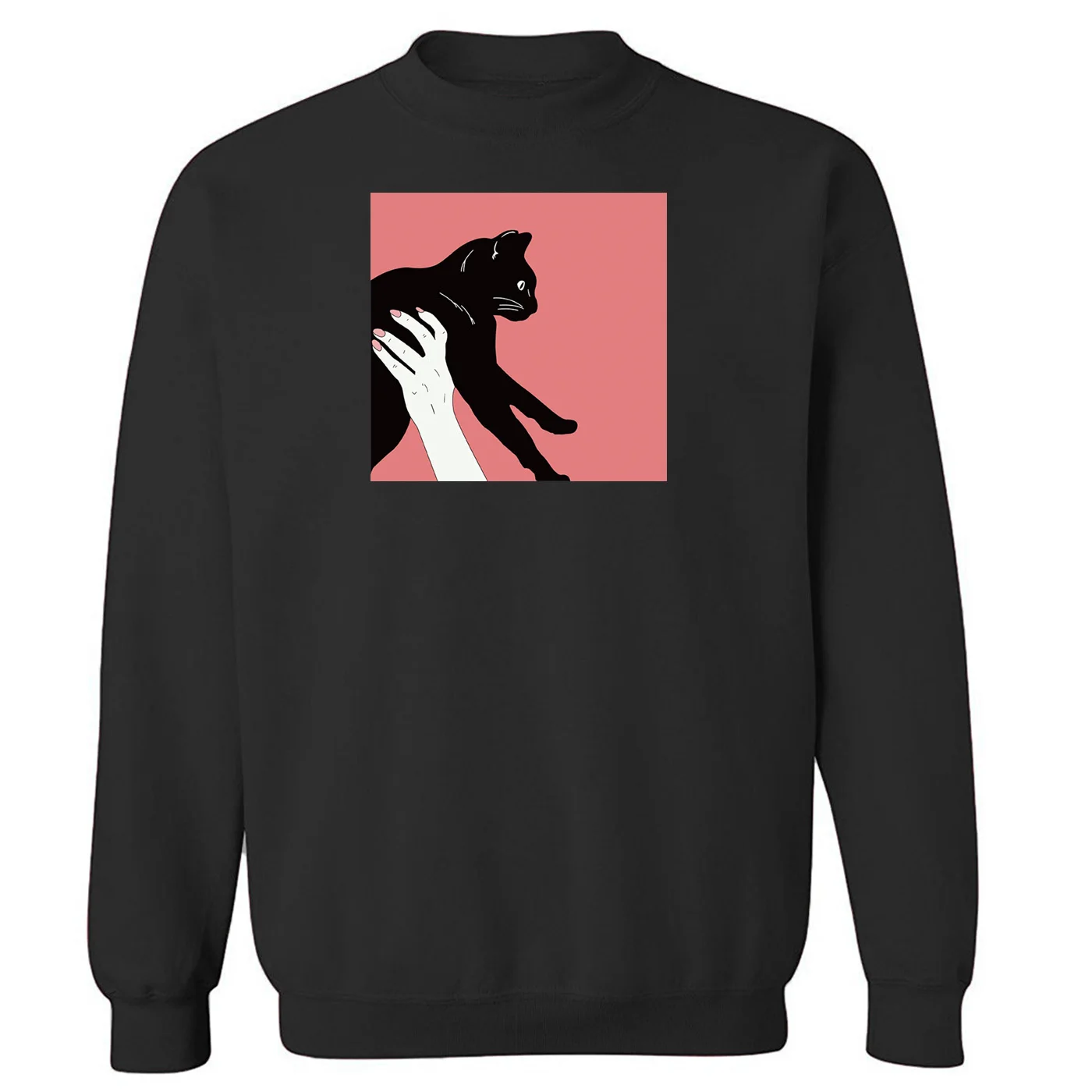 Новинка 2019 осенние толстовки мужские свитшоты модная толстовка с милым котом и