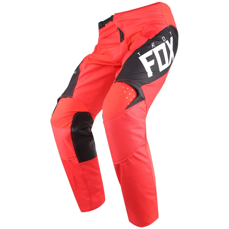 Pantalones de carreras Motocross hombre, pantalón negro/rojo 180 Revn MX ATV para bicicleta de montaña, Motociclismo todoterreno - Automóviles motocicletas
