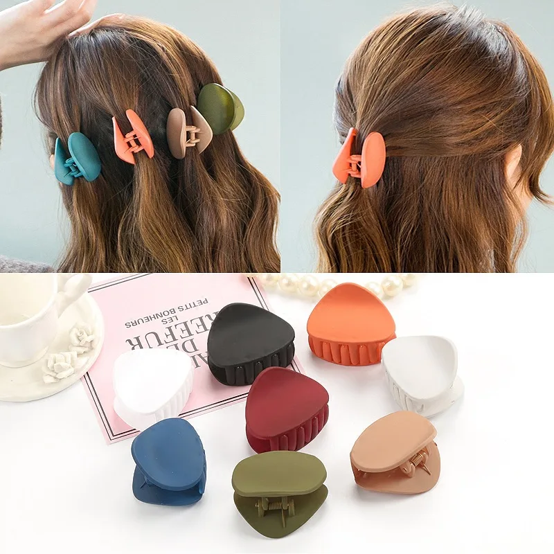 

Acrylic Headwear Colorful Hairpins Hair Clip Crab Hair Claws For Women Girl Simple and Elegant Clamp Hair Accessorie