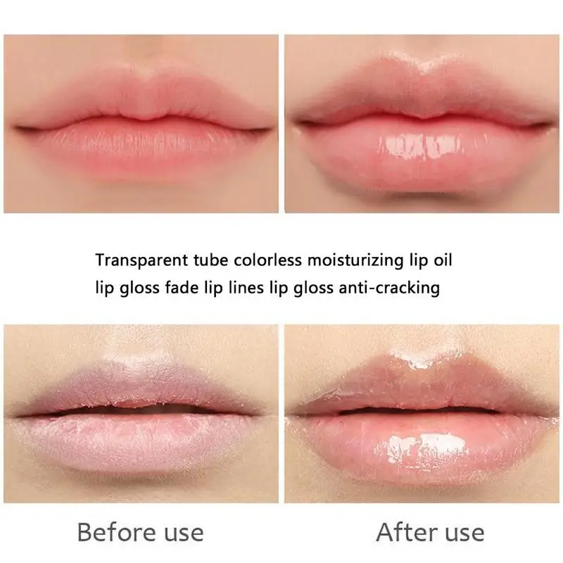 Nutritious Transparent Soft Tube Lip Oil Lipgloss Moisturizer Winter Protect Lips Makeup Clear Lip Gloss Liquid Lipstick Kit Nutritious Transparent Soft Tube Lip Oil Lipgloss Moisturizer Winter Protect Lips Makeup Clear Lip Gloss Liquid Lipstick Kit
