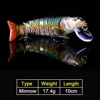 1Pcs Bionic Multi-section Swim Hard Bait10cm/17.4g Artificial Wobbler Rotating Trolling Pike Carp Lure Fishing Gear 2022 New ► Photo 3/6